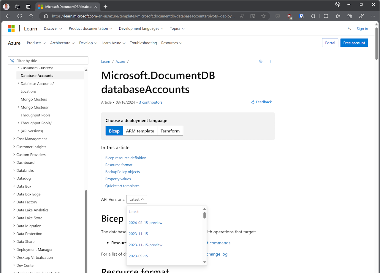 DocumentDB