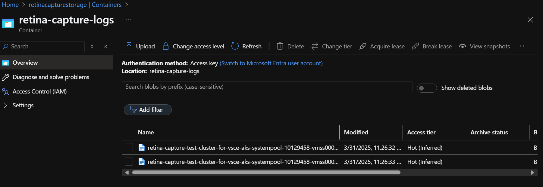 Step 6: Check Storage Account